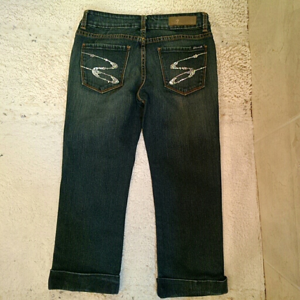 Seven7 denim capris 28